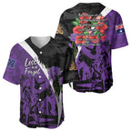 Australia ANZAC Day Baseball Jersey Animals of War - Lest We Forget