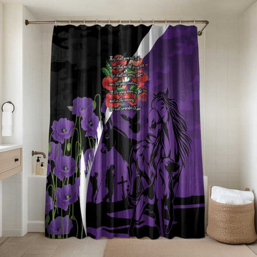 Australia ANZAC Day Bathroom Set Animals of War - Lest We Forget