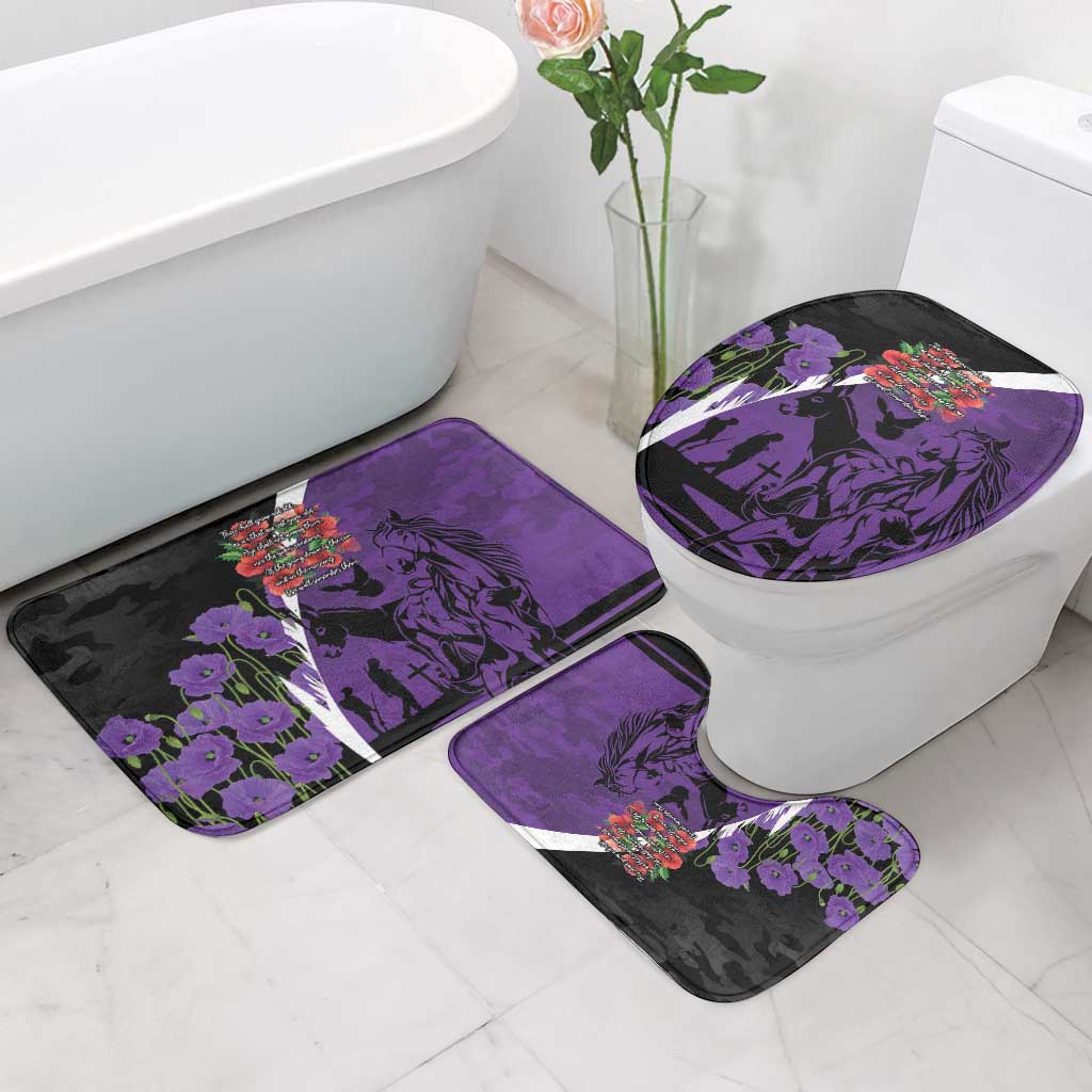 Australia ANZAC Day Bathroom Set Animals of War - Lest We Forget
