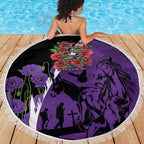 Australia ANZAC Day Beach Blanket Animals of War - Lest We Forget