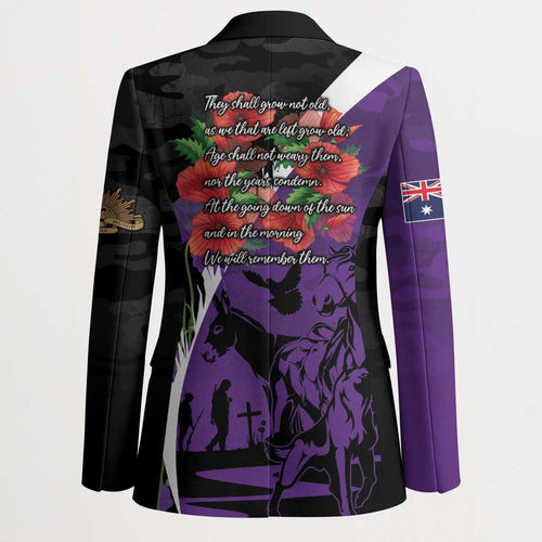 Australia ANZAC Day Blazer Animals of War - Lest We Forget