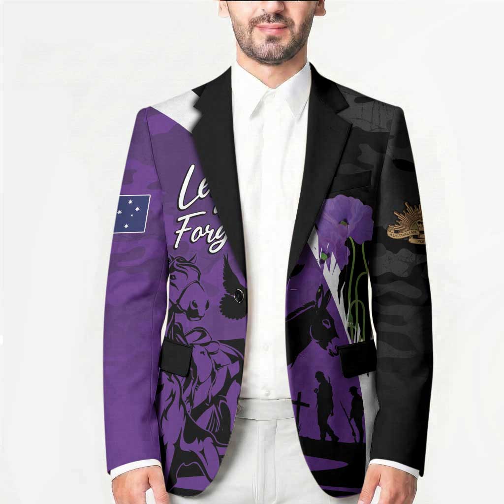 Australia ANZAC Day Blazer Animals of War - Lest We Forget