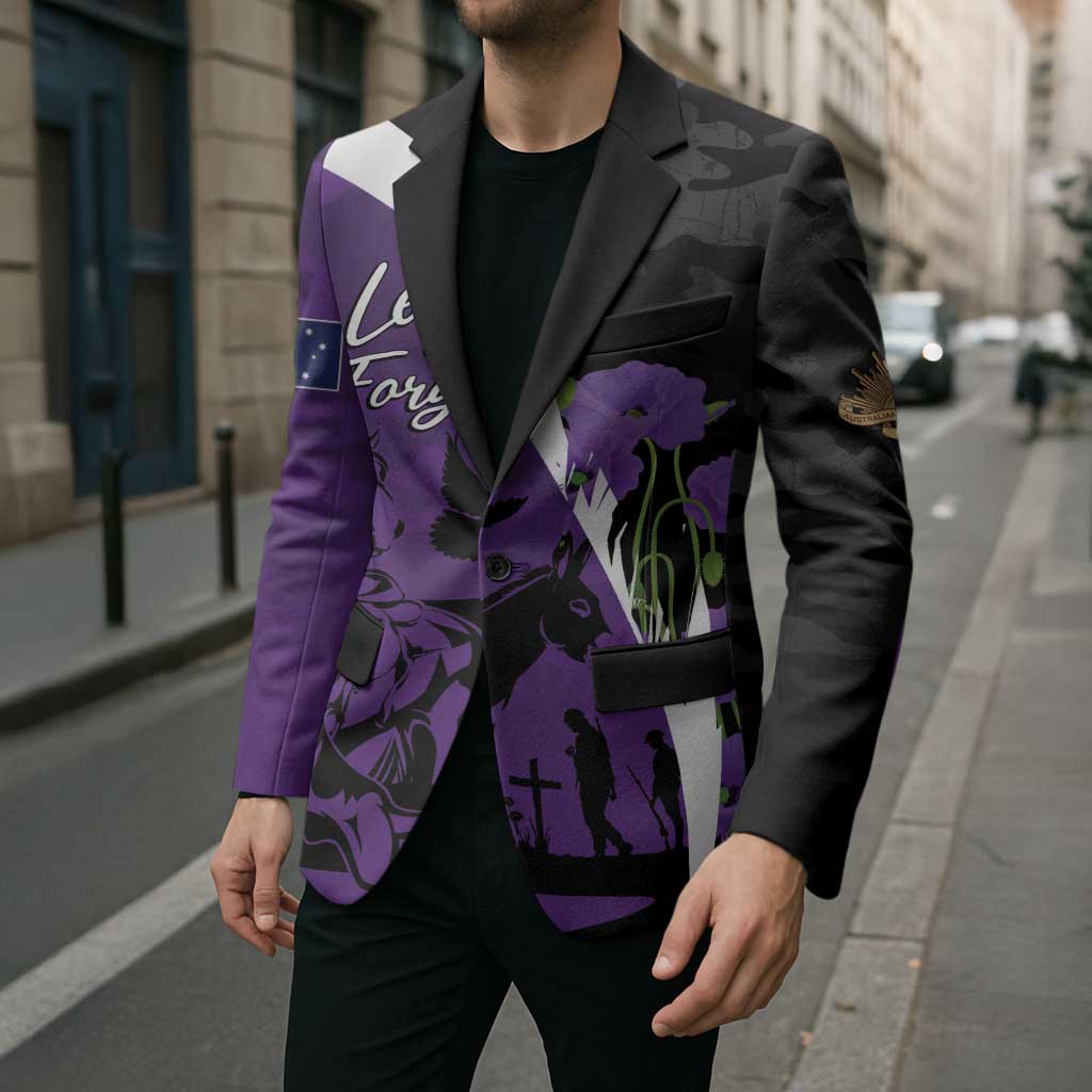 Australia ANZAC Day Blazer Animals of War - Lest We Forget