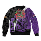 Australia ANZAC Day Bomber Jacket Animals of War - Lest We Forget