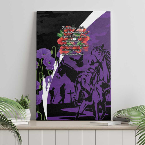 Australia ANZAC Day Canvas Wall Art Animals of War - Lest We Forget