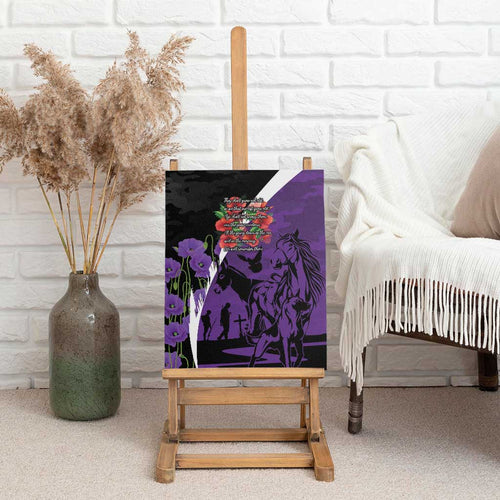 Australia ANZAC Day Canvas Wall Art Animals of War - Lest We Forget