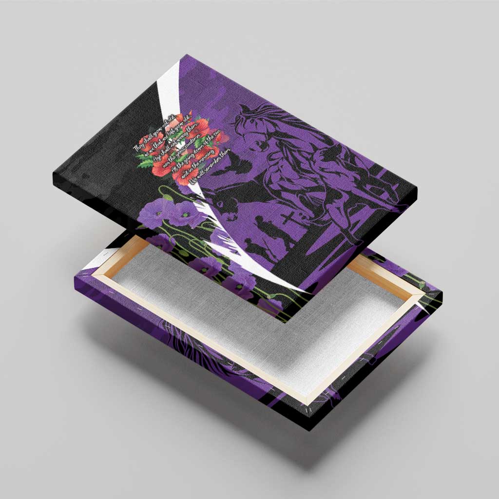 Australia ANZAC Day Canvas Wall Art Animals of War - Lest We Forget