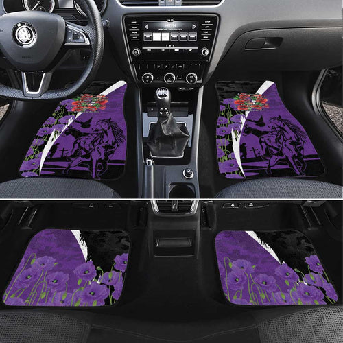 Australia ANZAC Day Car Mats Animals of War - Lest We Forget