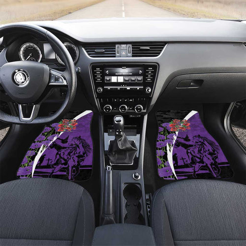 Australia ANZAC Day Car Mats Animals of War - Lest We Forget