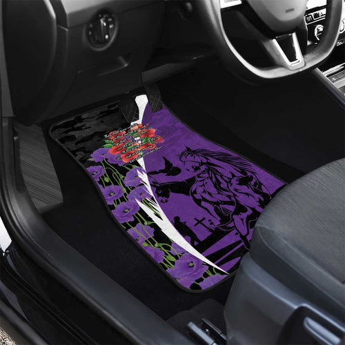 Australia ANZAC Day Car Mats Animals of War - Lest We Forget