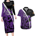 Australia ANZAC Day Couples Matching Long Sleeve Bodycon Dress and Hawaiian Shirt Animals of War - Lest We Forget