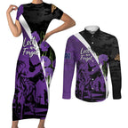 Australia ANZAC Day Couples Matching Short Sleeve Bodycon Dress and Long Sleeve Button Shirt Animals of War - Lest We Forget