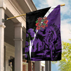 Australia ANZAC Day Garden Flag Animals of War - Lest We Forget