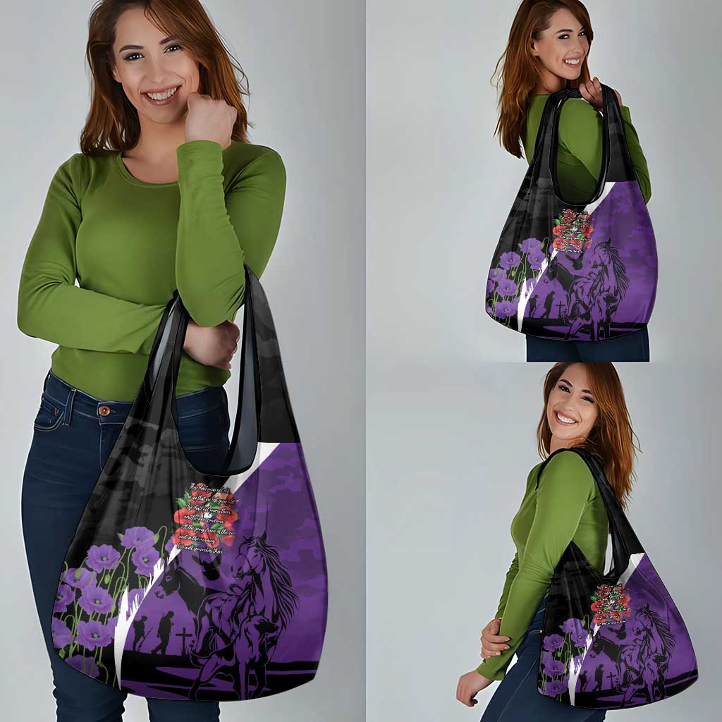 Australia ANZAC Day Grocery Bag Animals of War - Lest We Forget
