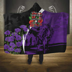 Australia ANZAC Day Hooded Blanket Animals of War - Lest We Forget