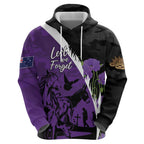 Australia ANZAC Day Hoodie Animals of War - Lest We Forget