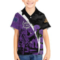 Australia ANZAC Day Kid Hawaiian Shirt Animals of War - Lest We Forget