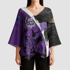 Australia ANZAC Day Kimono Sleeve Blouse Animals of War - Lest We Forget