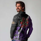 Australia ANZAC Day Long Sleeve Polo Shirt Animals of War - Lest We Forget