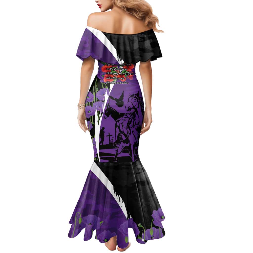Australia ANZAC Day Mermaid Dress Animals of War - Lest We Forget