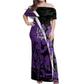 Australia ANZAC Day Off Shoulder Maxi Dress Animals of War - Lest We Forget