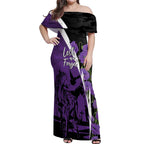 Australia ANZAC Day Off Shoulder Maxi Dress Animals of War - Lest We Forget
