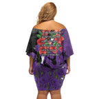 Australia ANZAC Day Off Shoulder Short Dress Animals of War - Lest We Forget