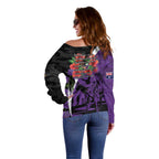 Australia ANZAC Day Off Shoulder Sweater Animals of War - Lest We Forget