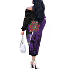 Australia ANZAC Day Off The Shoulder Long Sleeve Dress Animals of War - Lest We Forget