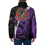 Australia ANZAC Day Padded Jacket Animals of War - Lest We Forget