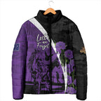 Australia ANZAC Day Padded Jacket Animals of War - Lest We Forget