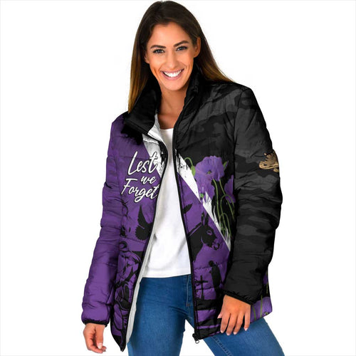 Australia ANZAC Day Padded Jacket Animals of War - Lest We Forget