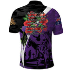 Australia ANZAC Day Polo Shirt Animals of War - Lest We Forget