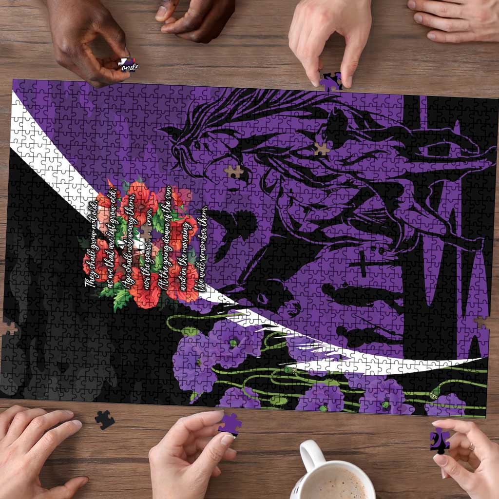 Australia ANZAC Day Puzzle Animals of War - Lest We Forget