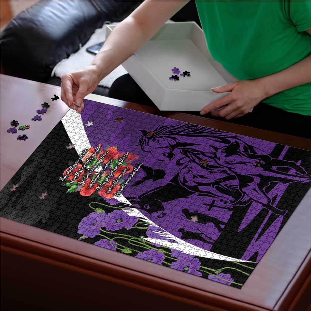 Australia ANZAC Day Puzzle Animals of War - Lest We Forget