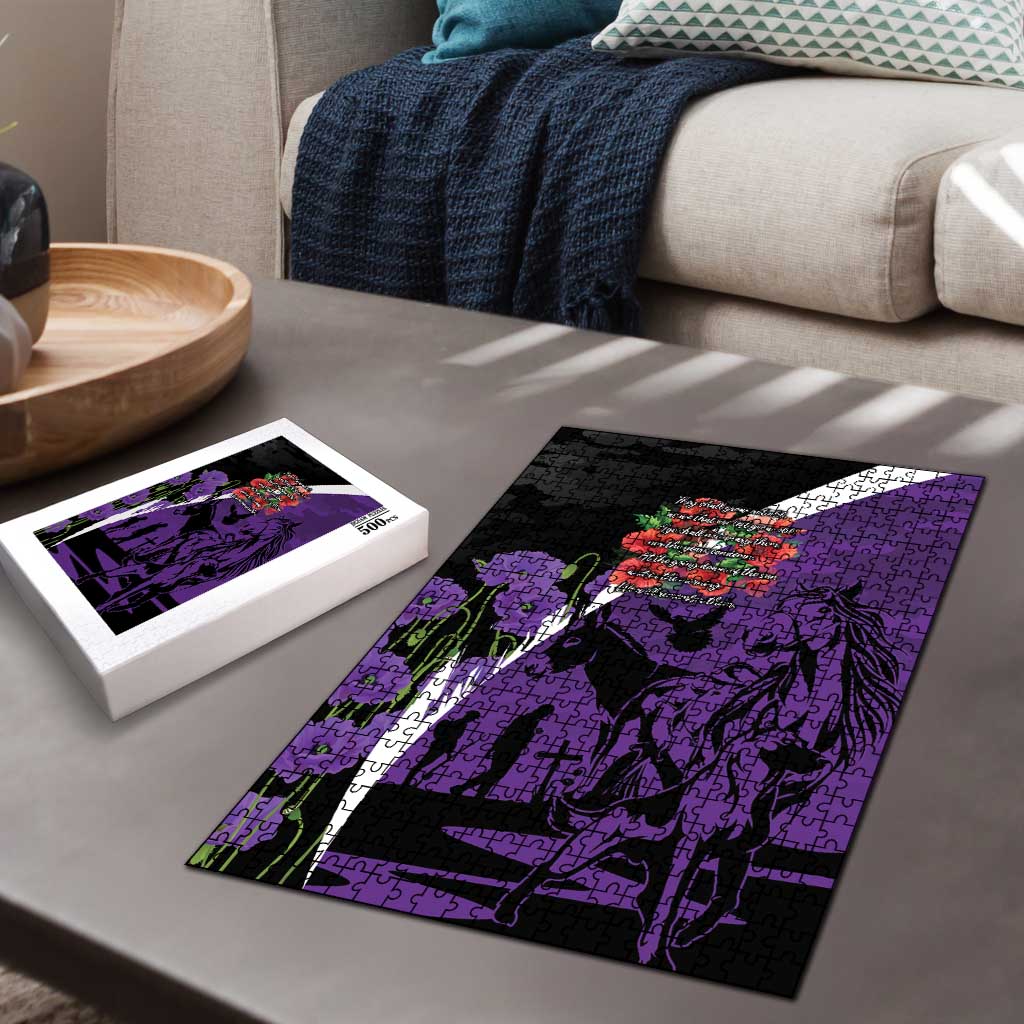Australia ANZAC Day Puzzle Animals of War - Lest We Forget