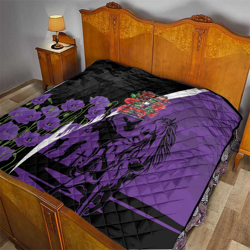 Australia ANZAC Day Quilt Animals of War - Lest We Forget