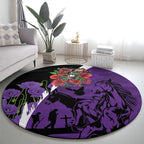 Australia ANZAC Day Round Carpet Animals of War - Lest We Forget