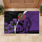Australia ANZAC Day Rubber Doormat Animals of War - Lest We Forget