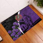 Australia ANZAC Day Rubber Doormat Animals of War - Lest We Forget