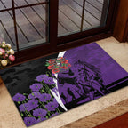 Australia ANZAC Day Rubber Doormat Animals of War - Lest We Forget