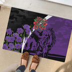 Australia ANZAC Day Rubber Doormat Animals of War - Lest We Forget