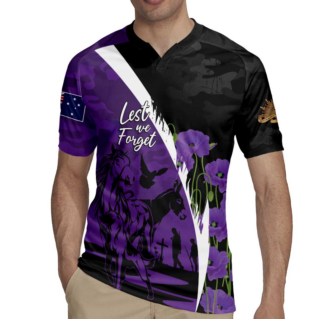 Australia ANZAC Day Rugby Jersey Animals of War - Lest We Forget