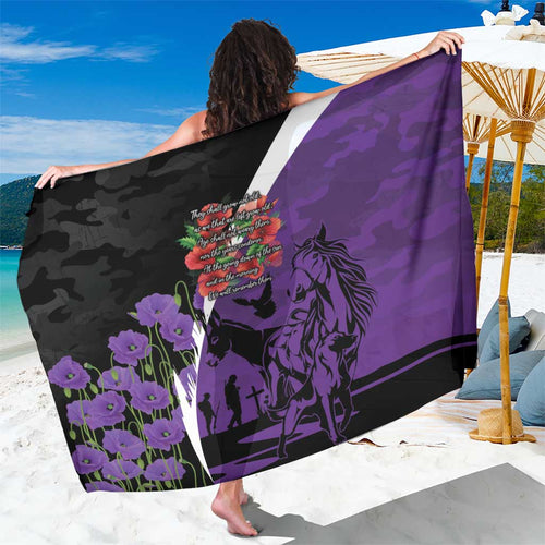 Australia ANZAC Day Sarong Animals of War - Lest We Forget