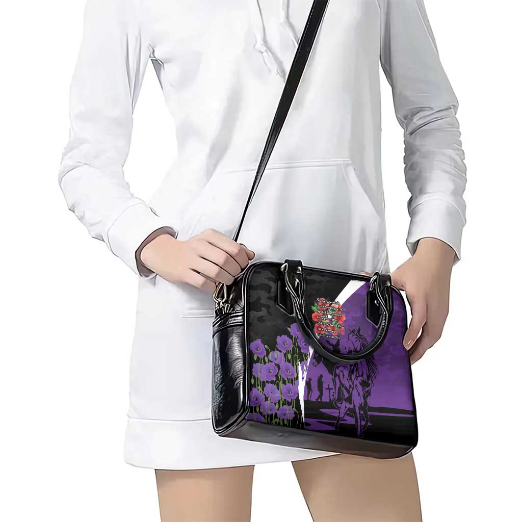Australia ANZAC Day Shoulder Handbag Animals of War - Lest We Forget