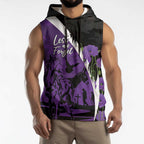 Australia ANZAC Day Sleeveless Hoodie Animals of War - Lest We Forget