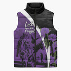 Australia ANZAC Day Sleeveless Puffer Jacket Animals of War - Lest We Forget