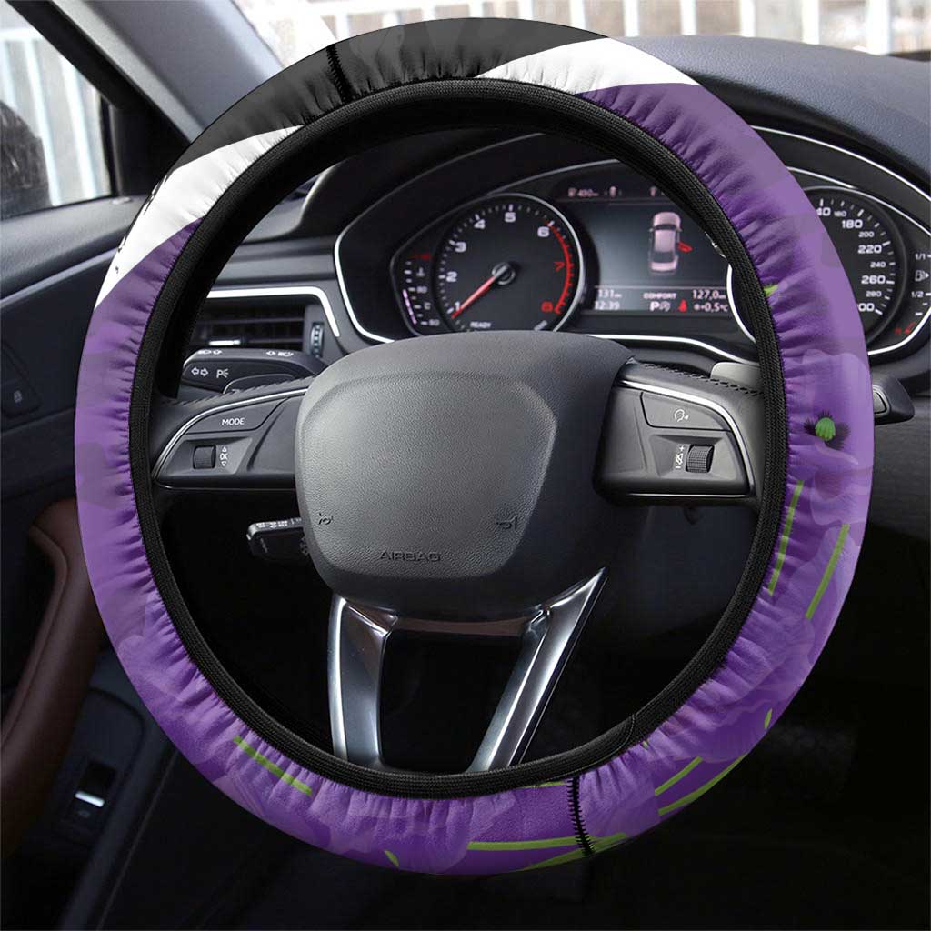 Australia ANZAC Day Steering Wheel Cover Animals of War - Lest We Forget