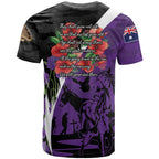 Australia ANZAC Day T Shirt Animals of War - Lest We Forget