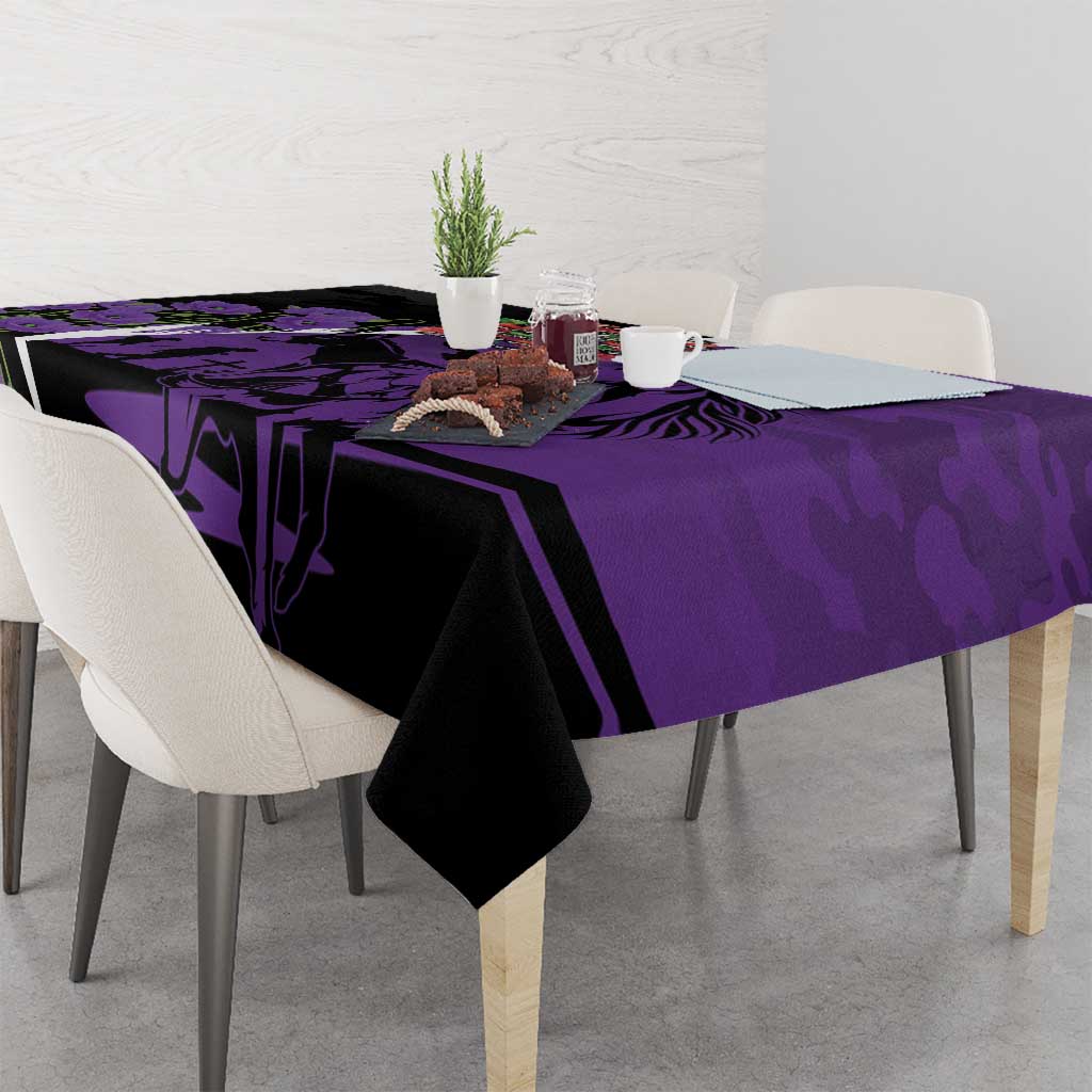 Australia ANZAC Day Tablecloth Animals of War - Lest We Forget